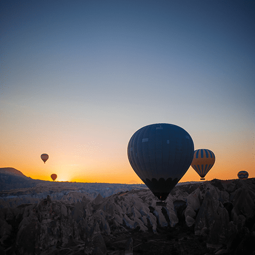 ballon sunset